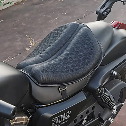 RiderEase gelkudde för motorcykelsadel — halkfri, stötdämpande - Desfino
