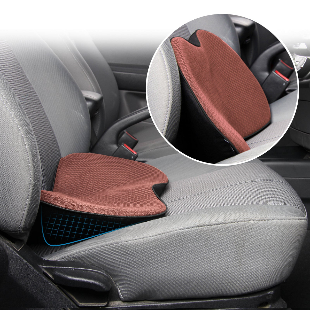 Height Raising Cushion for Car Seats — Adult