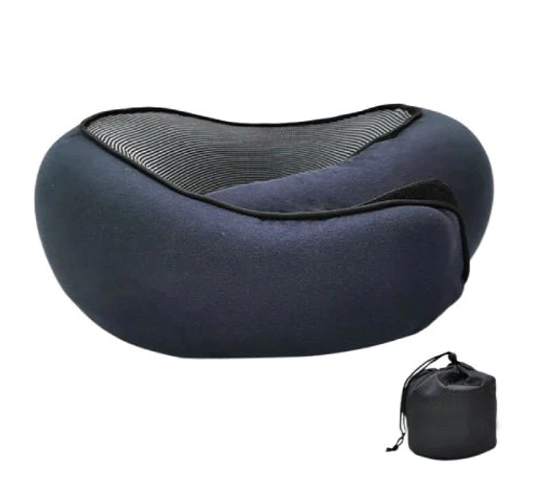 Oreiller cervical en mousse à mémoire de forme NovaGlide — Soutien ergonomique pour les voyages - Desfino