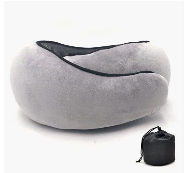 Oreiller cervical en mousse à mémoire de forme NovaGlide — Soutien ergonomique pour les voyages - Desfino