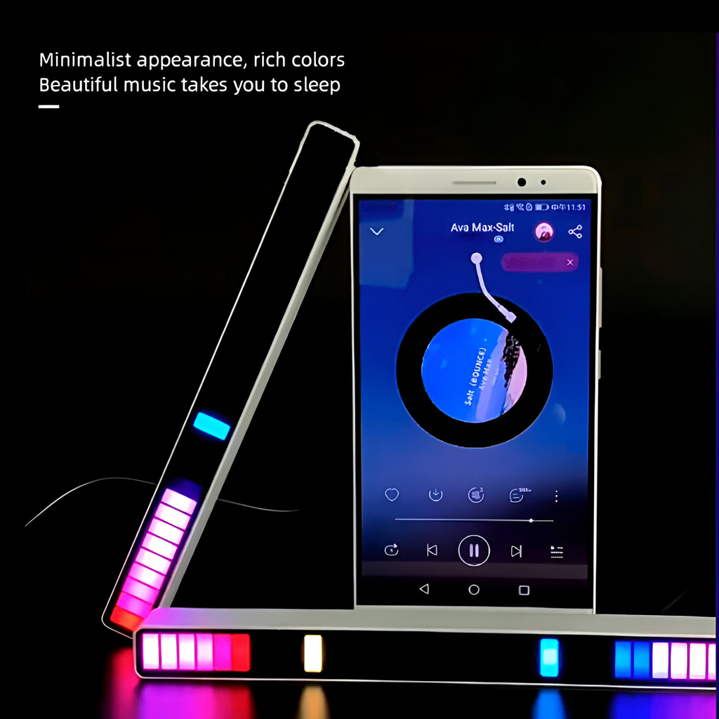 LumaSync-lysbjælker med lydaktiveret RGB - reagerer på musik - Desfino