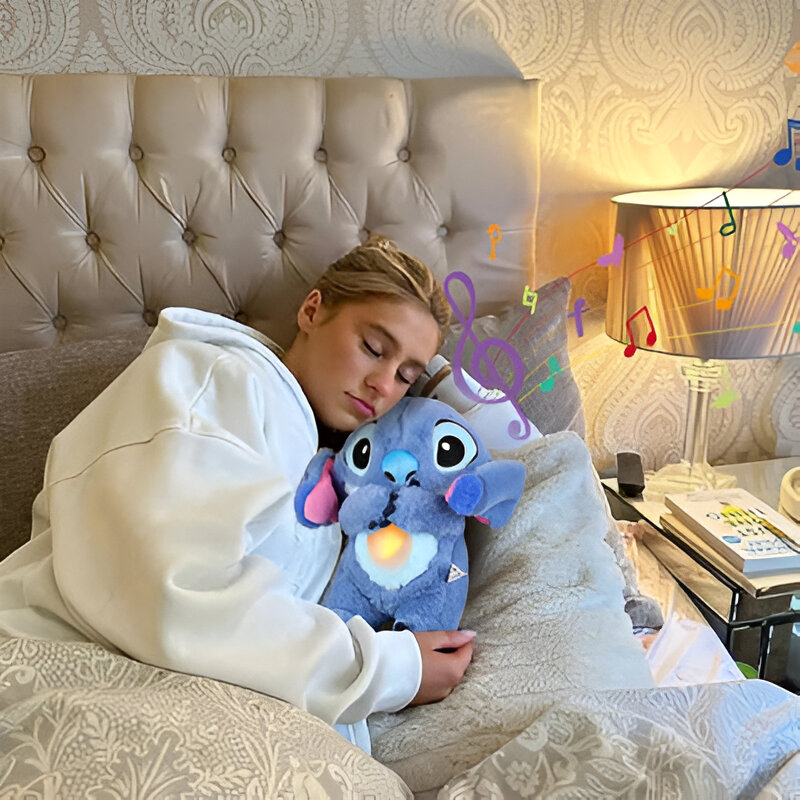 CalmiStitch Breathing Stitch Plush — Soothing Companion for Quiet Nights - Desfino