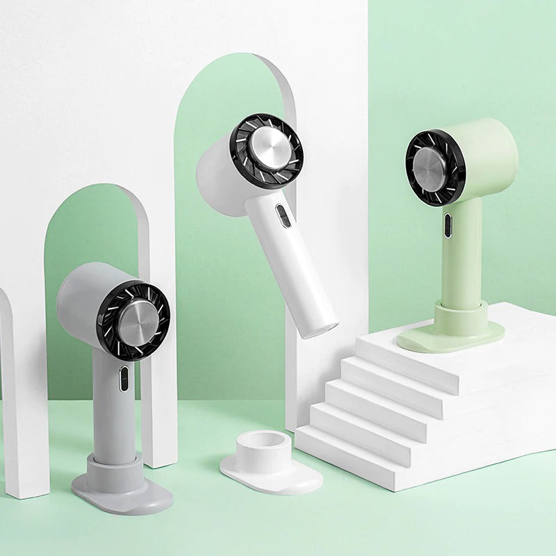 Enfriador de aire portátil Zephyra con ventilador de pie, diseño compacto - Desfino