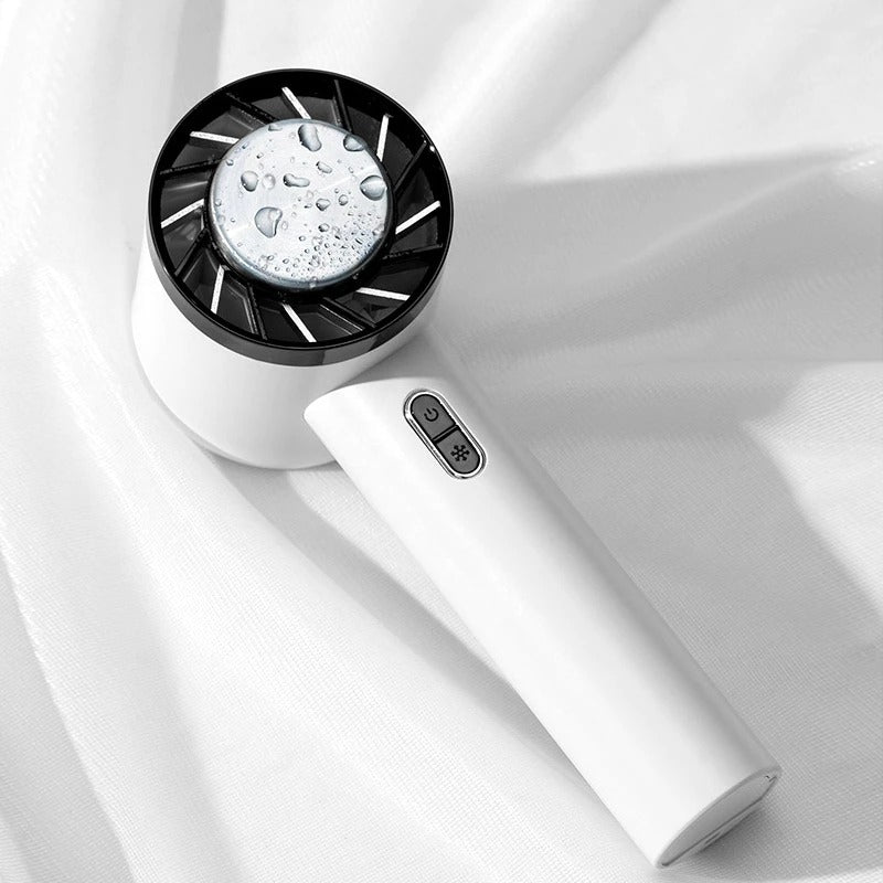 Enfriador de aire portátil Zephyra con ventilador de pie, diseño compacto - Desfino