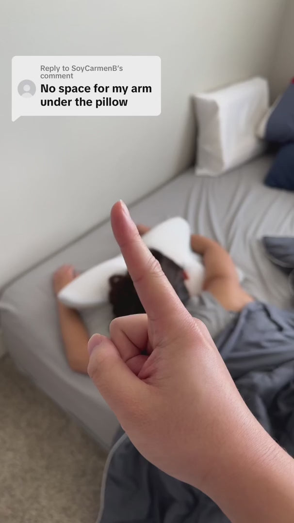 Ortopedický polštář z paměťové pěny na krční páteř — tvarovaná úleva od bolesti krku - Desfino