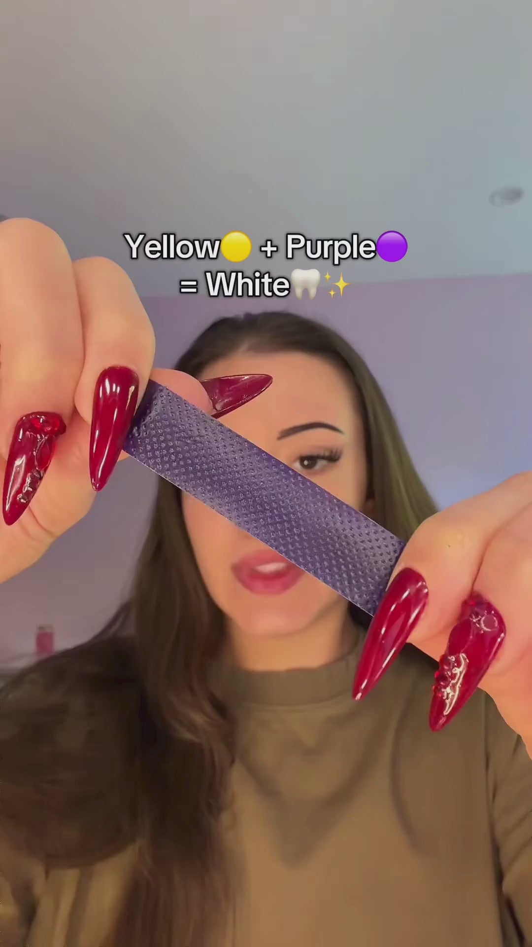 Benzi de albire V34 Purple — corectarea culorii PAP+ în 30 de minute - Desfino
