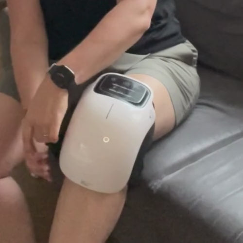 3-in-1-Knie-Therapiewickel — Wärme, Rotlichttherapie und Massage - Desfino