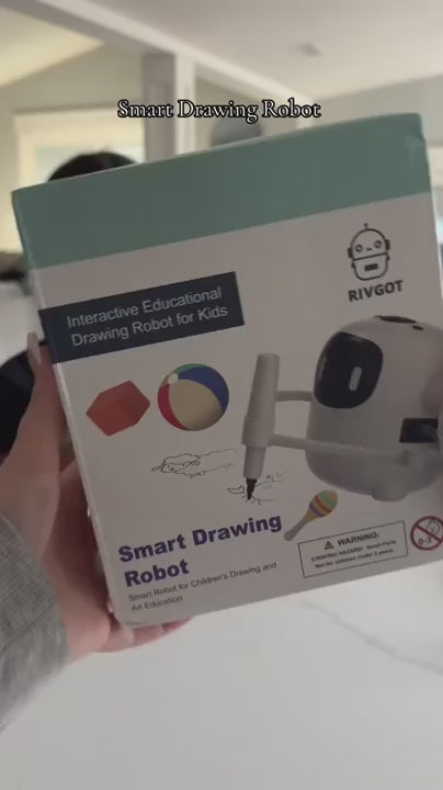 Doodle Bot Screen-Free Sketching Robot — Guided Template Drawing Companion