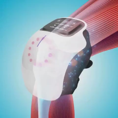 3-in-1-Knie-Therapiewickel — Wärme, Rotlichttherapie und Massage - Desfino