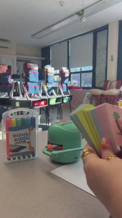 Doodle Bot Screen-Free Sketching Robot — Guided Template Drawing Companion