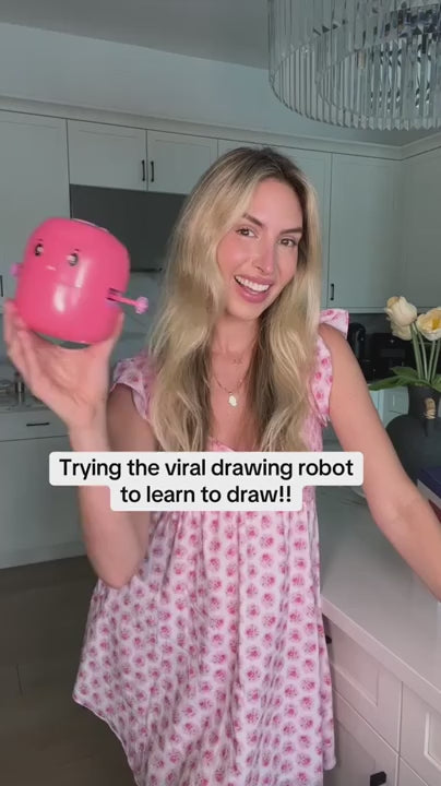 Doodle Bot Screen-Free Sketching Robot — Guided Template Drawing Companion