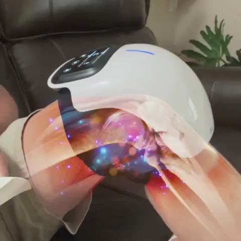3-in-1-Knie-Therapiewickel — Wärme, Rotlichttherapie und Massage - Desfino