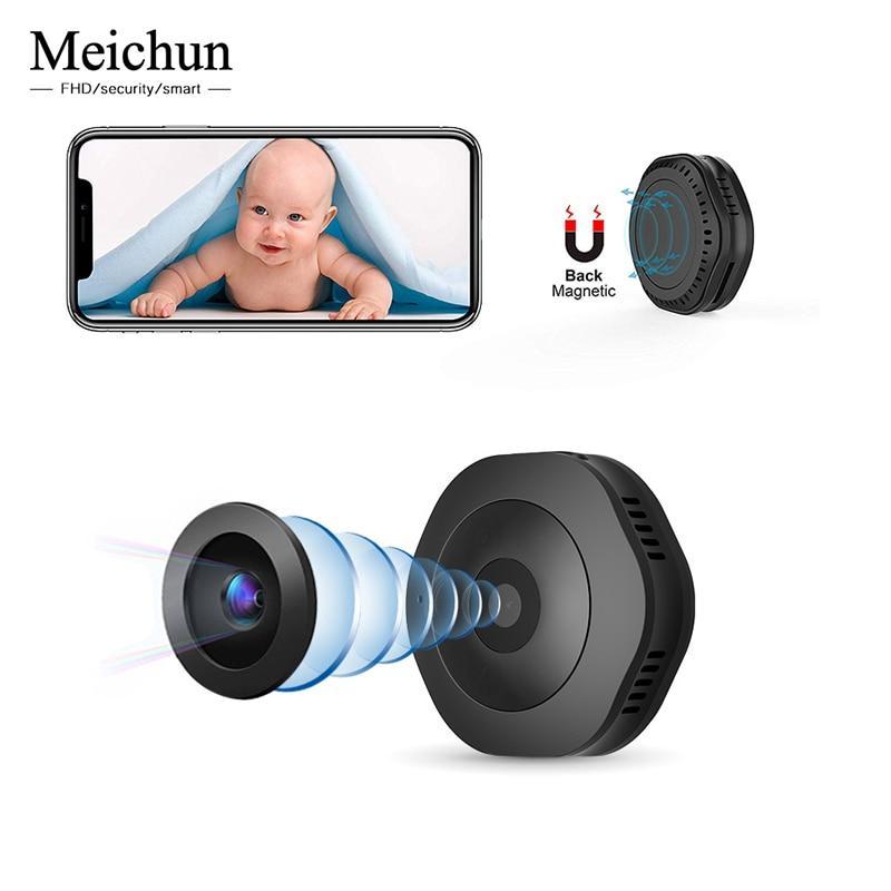 Arboron Mini-WLAN-Kamera — 1080P HD, Nachtsicht, Zwei-Wege-Audio - Desfino