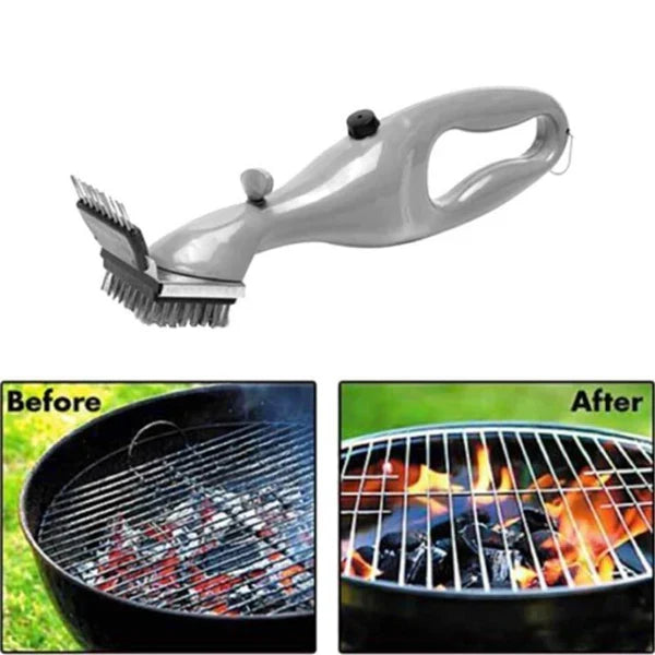 GrillEase Steam-Powered Grill Brush — Ergonomic, Dishwasher-Safe - Desfino