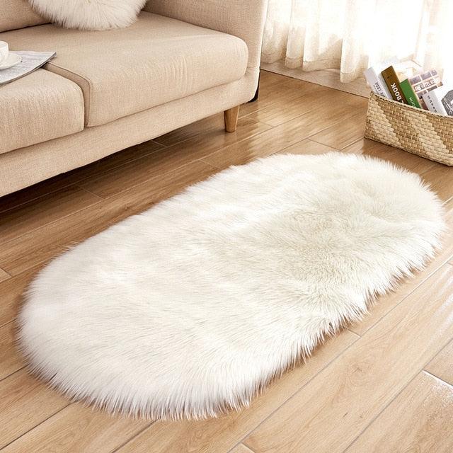 Marloft Faux Sheepskin Rug — Plush, Soft, Warm Comfort - Desfino