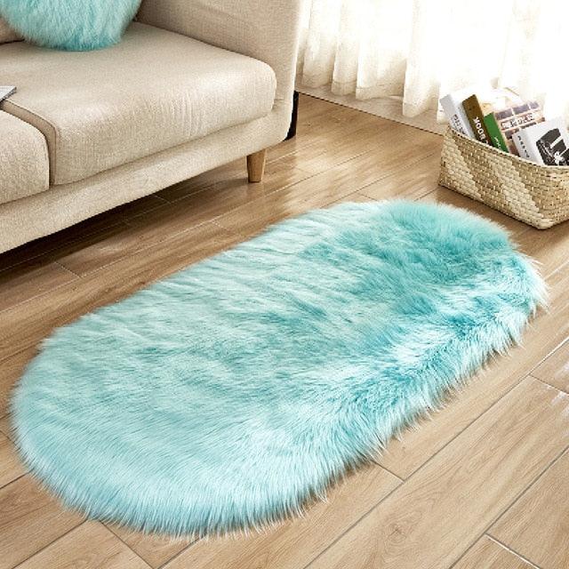 Marloft Faux Sheepskin Rug — Plush, Soft, Warm Comfort - Desfino