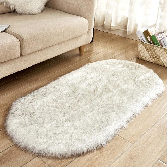 Marloft Faux Sheepskin Rug — Plush, Soft, Warm Comfort - Desfino