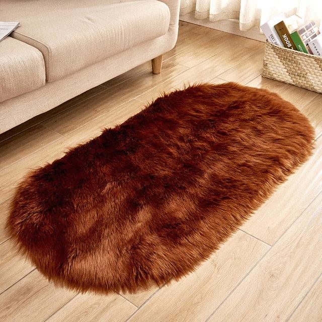Marloft Faux Sheepskin Rug — Plush, Soft, Warm Comfort - Desfino