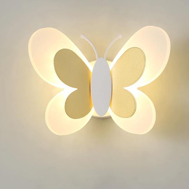 Nástěnné svítidlo Mariposa — barevná dekorativní lampa ve tvaru motýla - Desfino