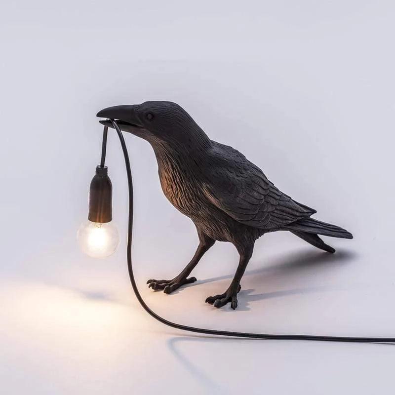 FederGlow warme LED-Vogelwandleuchte — Stimmungsvolle Dekolampe - Desfino