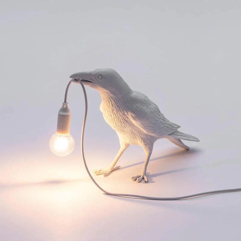 FederGlow warme LED-Vogelwandleuchte — Stimmungsvolle Dekolampe - Desfino