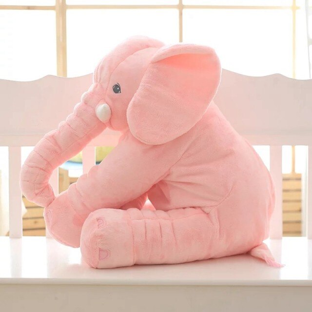 Almohada de peluche para abrazar con forma de elefante SnugPhant — Compañero de felpa suave - Desfino
