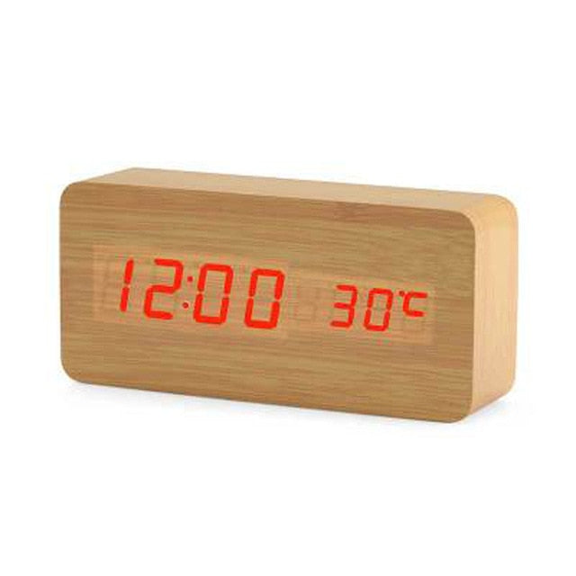 Despertador Digital LED Sova Ativado por Voz — Mãos-Livres - Desfino