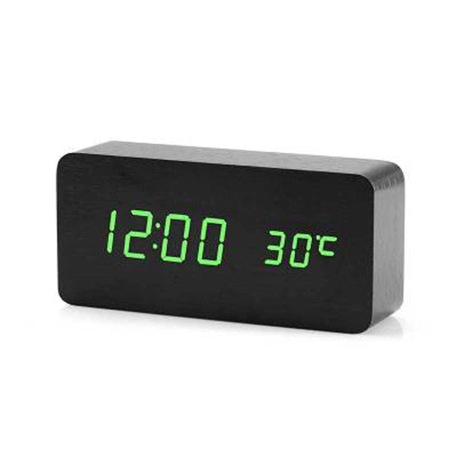 Despertador Digital LED Sova Ativado por Voz — Mãos-Livres - Desfino
