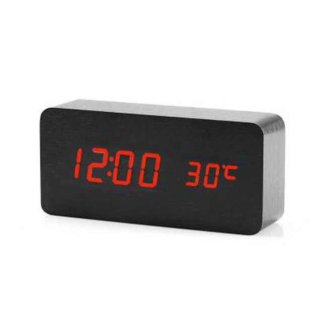 Despertador Digital LED Sova Ativado por Voz — Mãos-Livres - Desfino