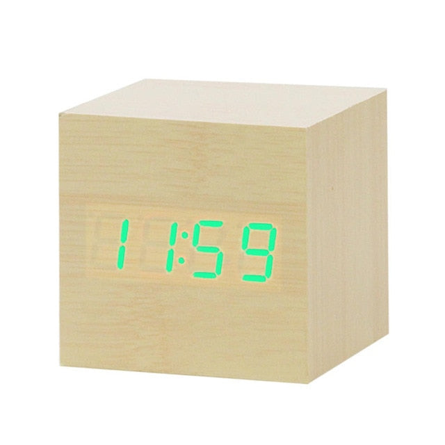 Despertador Digital LED Sova Ativado por Voz — Mãos-Livres - Desfino
