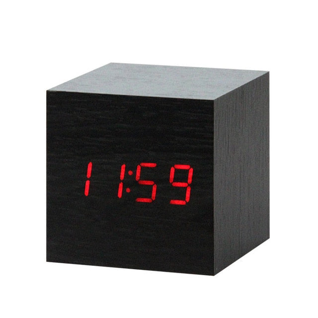 Despertador Digital LED Sova Ativado por Voz — Mãos-Livres - Desfino