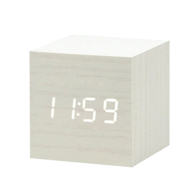 Despertador Digital LED Sova Ativado por Voz — Mãos-Livres - Desfino