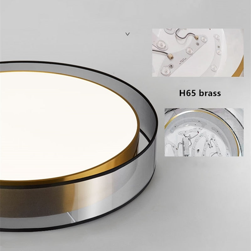 Zentra TriLight rund LED-loftslampe — 1500 lumen, 3 farvetemperaturer - Desfino