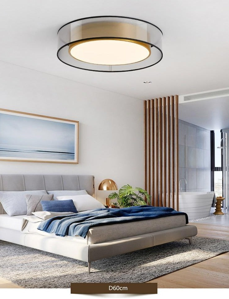 Zentra TriLight rund LED-loftslampe — 1500 lumen, 3 farvetemperaturer - Desfino