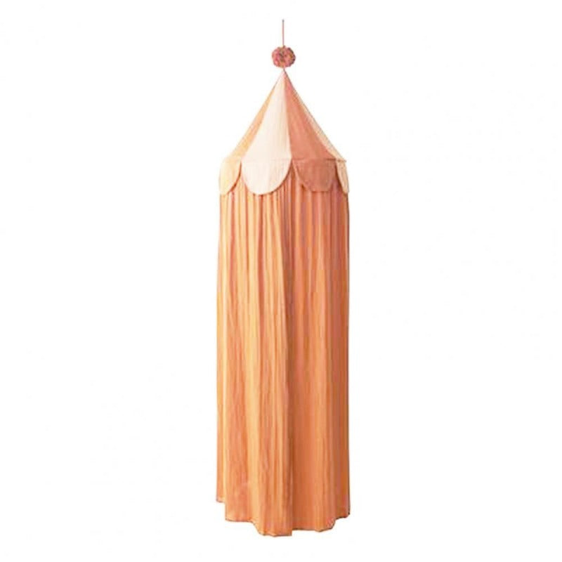 Set di baldacchino e copertura per culla in chiffon con motivo circense giocoso CirroNest
