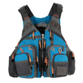 Colete salva-vidas de pesca CastAway — Equipamento utilitário para pescadores com mais de 11 bolsos - Desfino