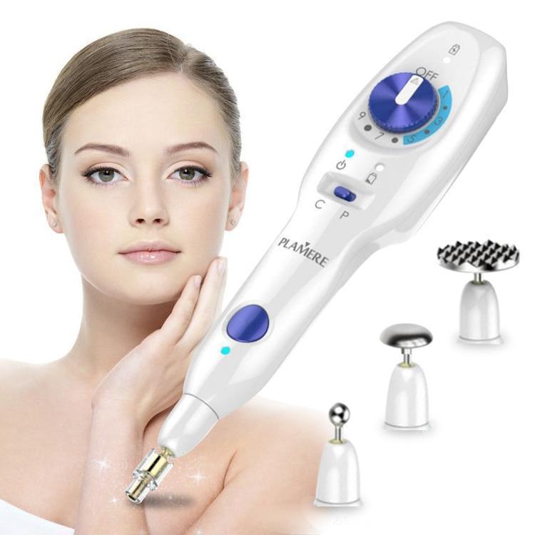 Caneta de plasma estética Kirrea — 4 pontas de tratamento intercambiáveis - Desfino