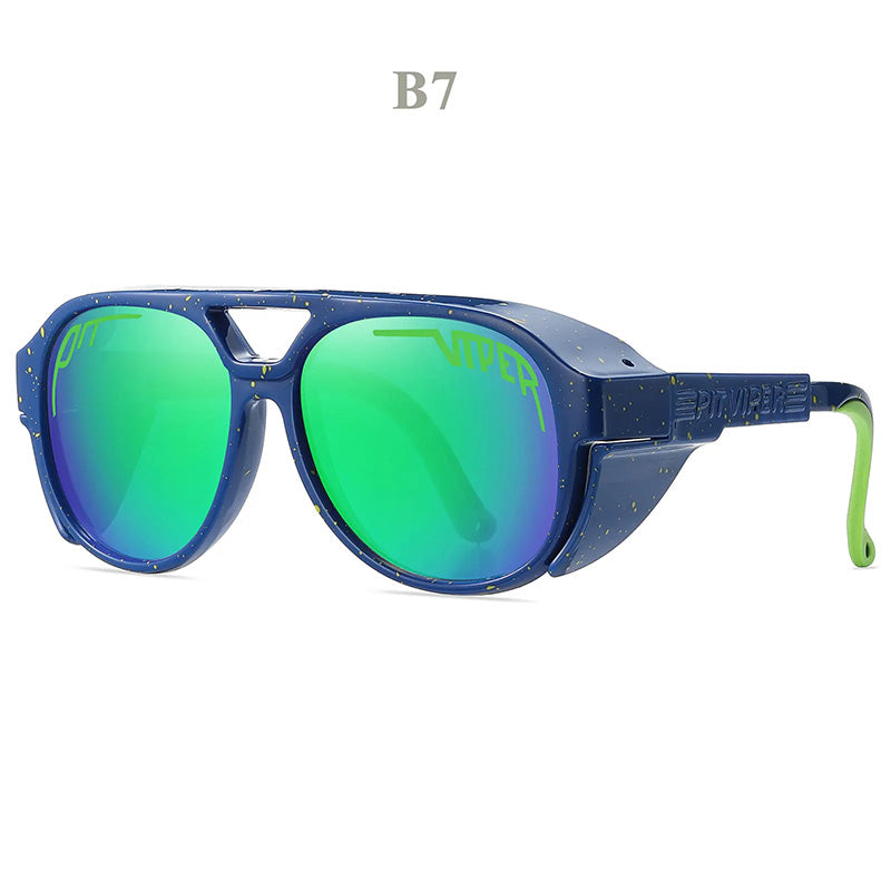 Óculos de sol de mota AeroGuard UV400 TAC — À prova de vento e poeiras - Desfino