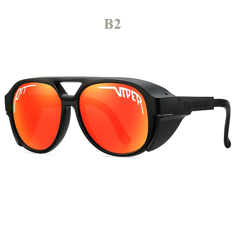 Óculos de sol de mota AeroGuard UV400 TAC — À prova de vento e poeiras - Desfino