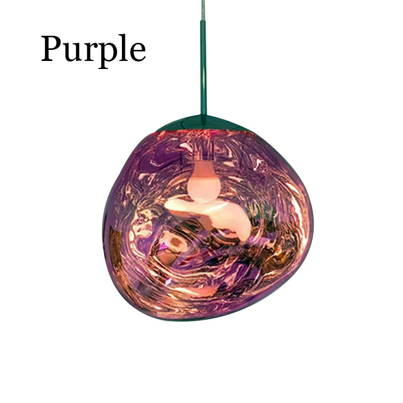 Suspension LED NovaLume Lava Glow — Lampe suspendue d'inspiration rétro - Desfino