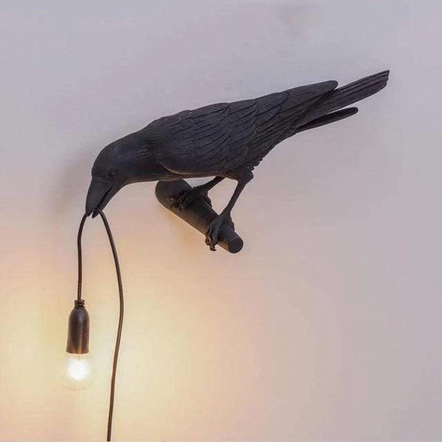 FederGlow warme LED-Vogelwandleuchte — Stimmungsvolle Dekolampe - Desfino