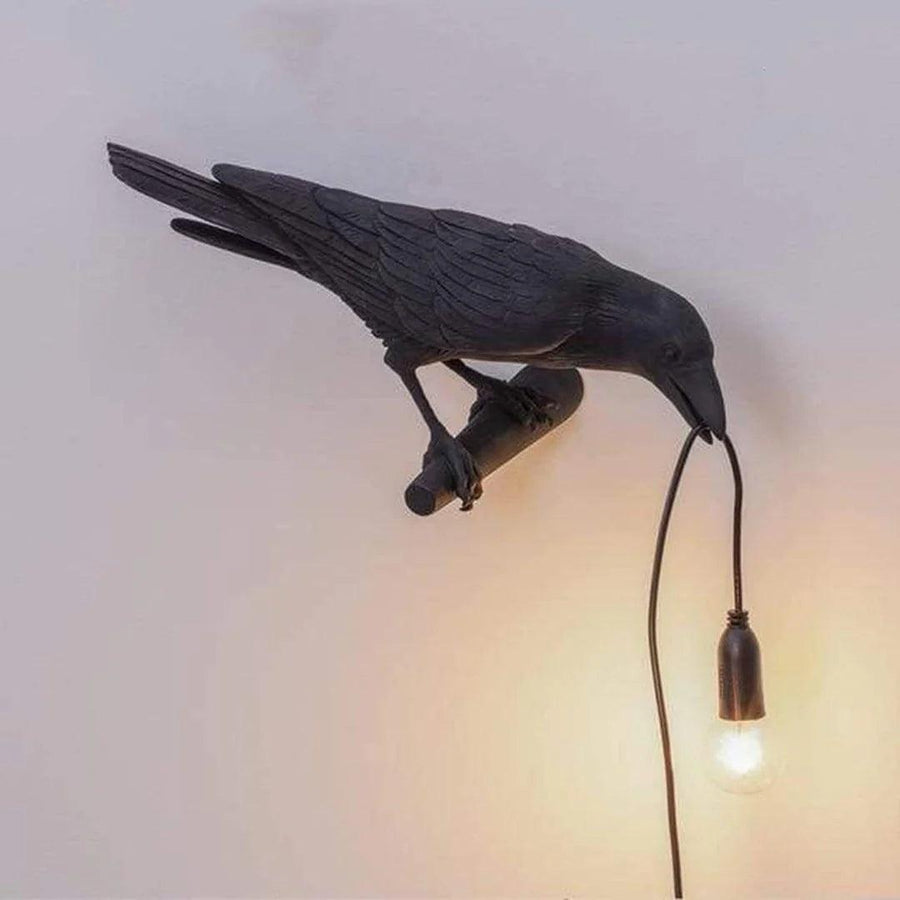 FederGlow warme LED-Vogelwandleuchte — Stimmungsvolle Dekolampe - Desfino