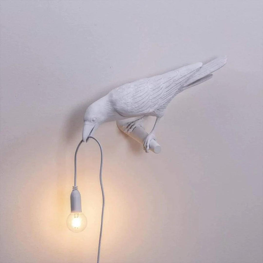 FederGlow warme LED-Vogelwandleuchte — Stimmungsvolle Dekolampe - Desfino