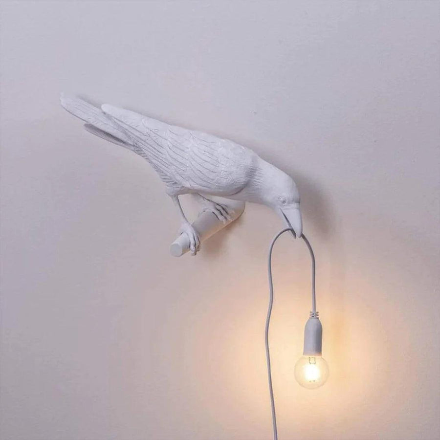 FederGlow warme LED-Vogelwandleuchte — Stimmungsvolle Dekolampe - Desfino