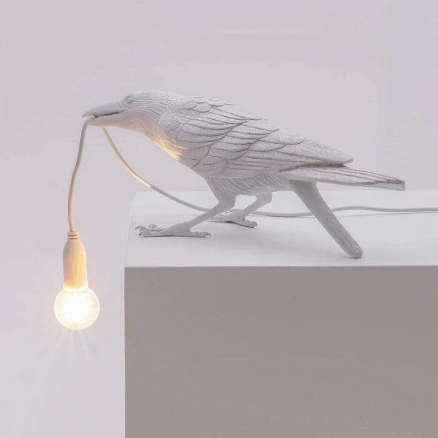 FederGlow warme LED-Vogelwandleuchte — Stimmungsvolle Dekolampe - Desfino