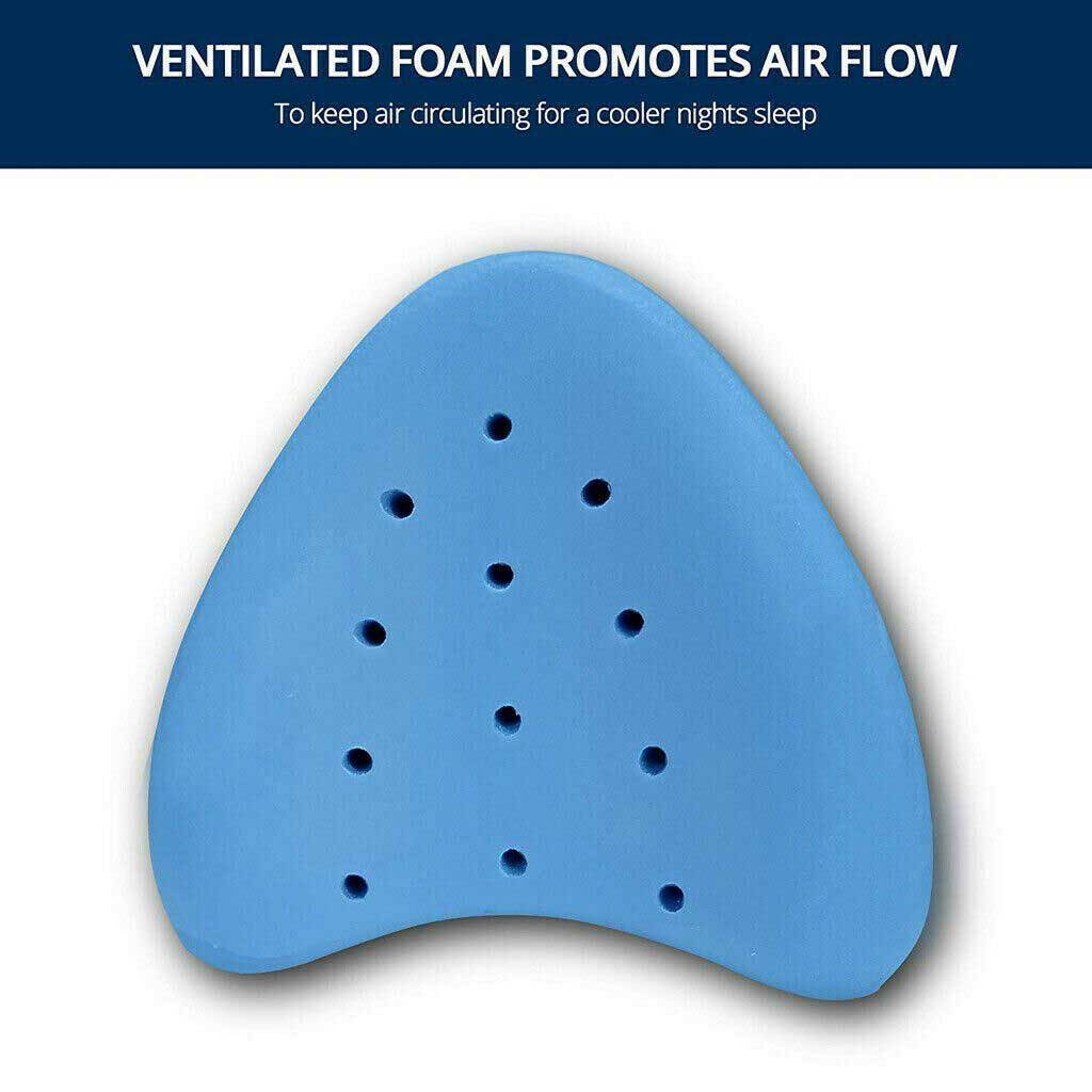 KneeEase Pro Cooling Memory Foam Knee Pillow — Orthopedic Support - Desfino