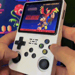 Retro-käsikonsoli — 3,5 tuuman HD IPS, 10 000 peliä, WiFi - Desfino