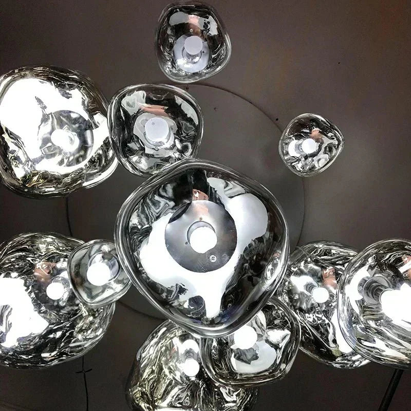 Aurea pendellampa i smält design — exklusiv modern taklampa inspirerad av lava - Desfino