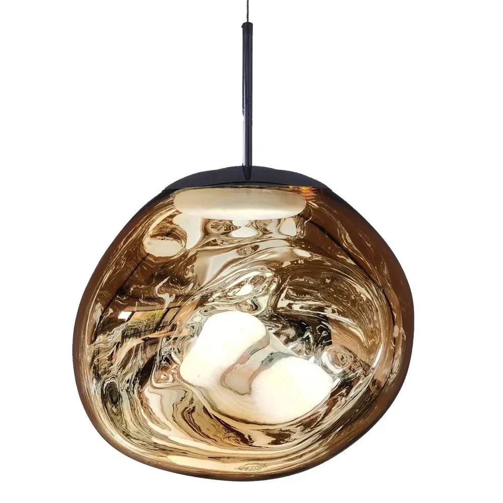 Aurea pendellampa i smält design — exklusiv modern taklampa inspirerad av lava - Desfino
