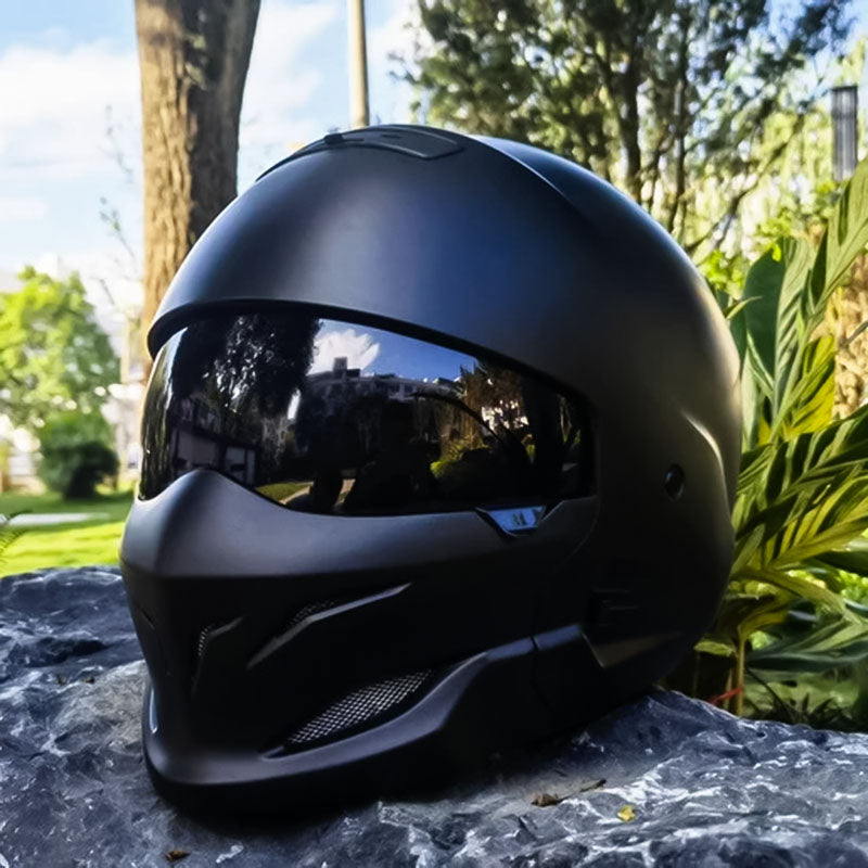 NimbusRider aerodynamisk motorcykelhjälm — ventilerad design - Desfino